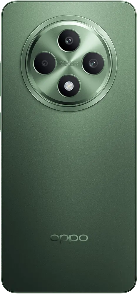 Oppo Reno 12 F Dual SIM Mobile , 256GB Memory, 8GB RAM, 4G LTE, Olive Green