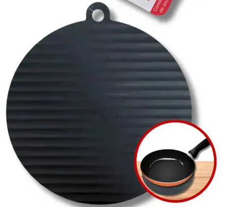 Silicone heating pad, 17 cm, 3 pieces, grey