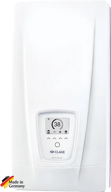 سخان مياه كهربائي فوري كلاج، 12 كيلو وات، شاشة ديجيتال، أبيض، DEX12NEXT