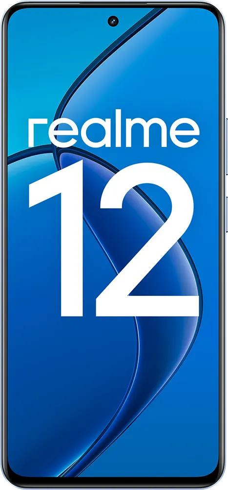 Realme 12 Dual SIM, 256GB Memory, 8GB RAM, 4G LTE, Skyline Blue