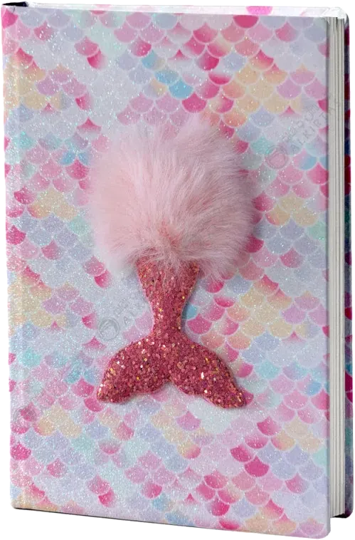 Hard Cover Notebook Mermaid, A5, Multi-color, 1904-4