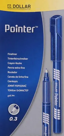 Dollar Pointer Blue pen 0.3 mm