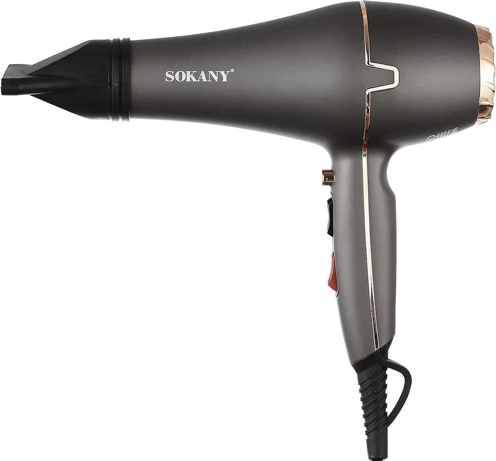 Sokany Hair Dryer, 2200 Watt, Silver, SK-8807