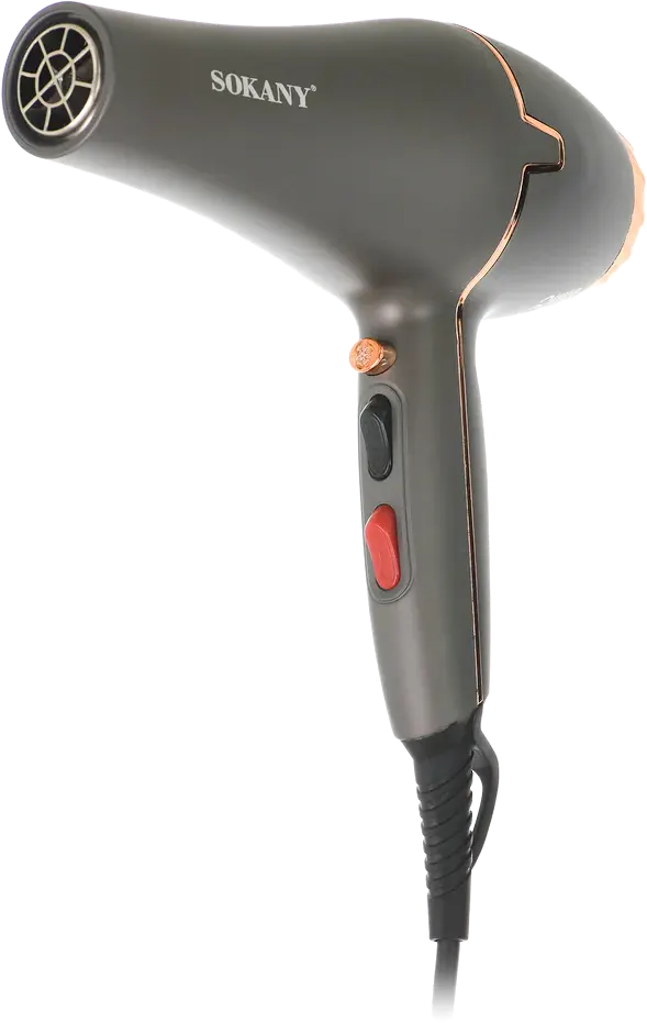 Sokany Hair Dryer, 2200 Watt, Silver, SK-8807