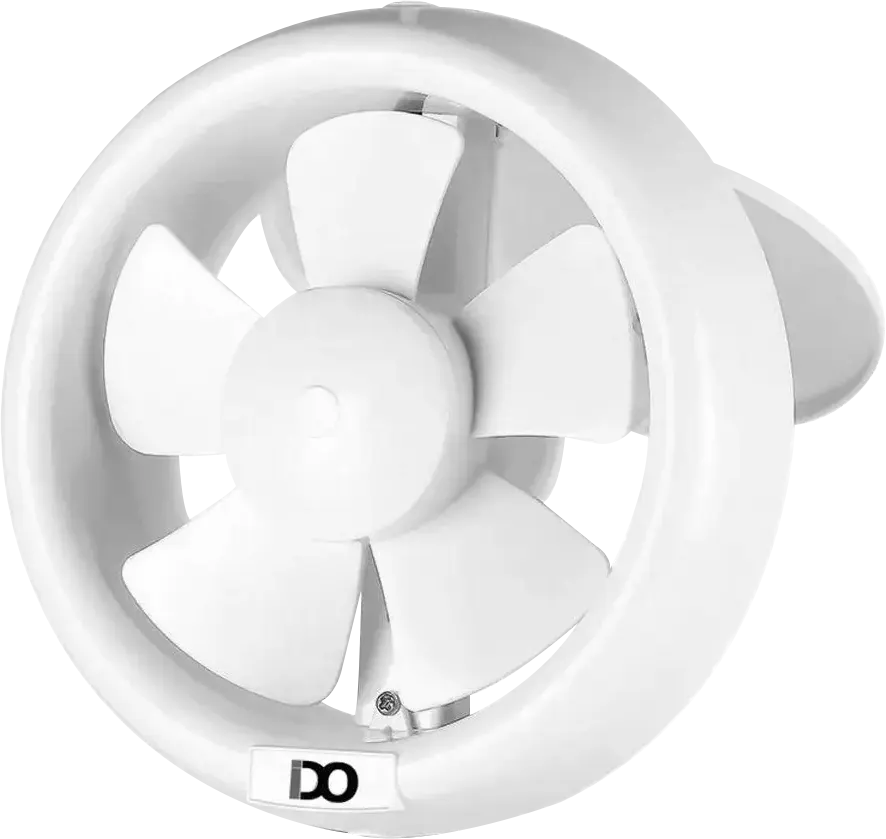 IDO Bathroom Ventilating Fan, 15 cm, Circular, White, GVF15-WH