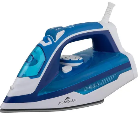 Armadillo Steam Iron, 2200W, Ceramic Soleplate, Blue, SDA-IRN-BLU-0000