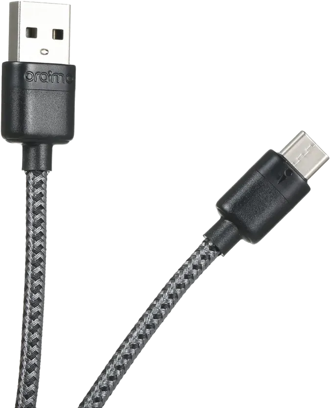 كابل شحن اورايمو دورالين3، 1 متر، 2 أمبير، من النوع C، أسود، OCD-C32