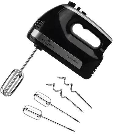 مضرب بيض ارماديللو ، 500 وات، 5 سرعات، أسود، ARM-SDA-HMIX-BK-006