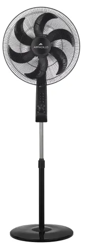 Armadillo Stand Fan, 18 Inch, 3 Speeds, Black, ARM-SDA-SFN-BK-0007