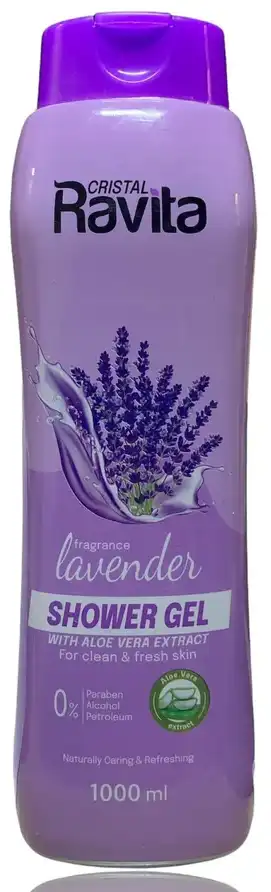 شاور جل برائحه اللافندر من كريستال رافيتا, 1000مل