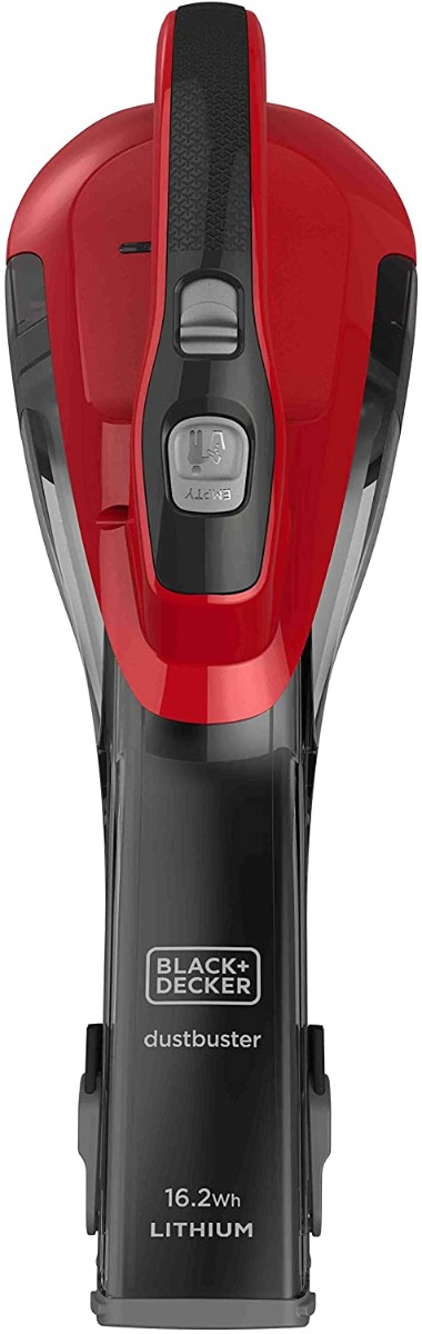 Black & Decker Handheld Lithium Battery Rechargeable Vacuum Cleaner with Jack Charger, 10.8V, Red*Black, DVA315J