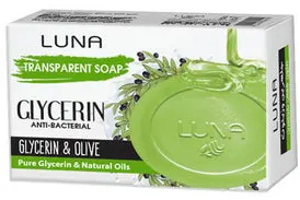 Luna Transparent Glycerin Soap with Glycerin and Olive, 100g