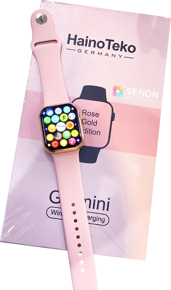 HAINO TEKO G9 MINI Smart Watch ,Touch Screen 41 mm, 3 Bracelet, Water Proof, Bluetooth, Multi Color