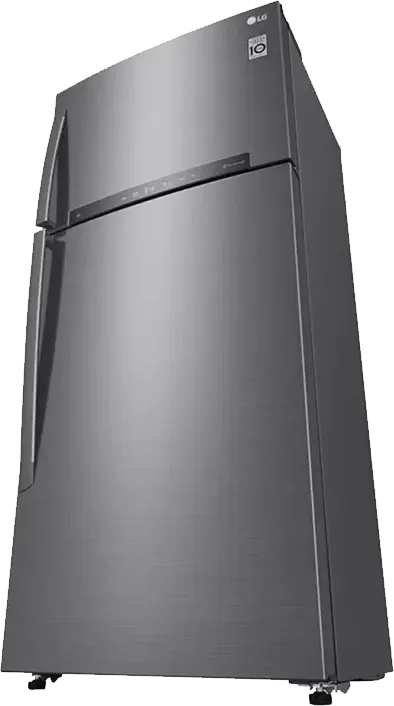 LG No Frost Refrigerator, 506L, 2 Doors, Digital Screen, Inverter, Silver, GN-H722HFHL