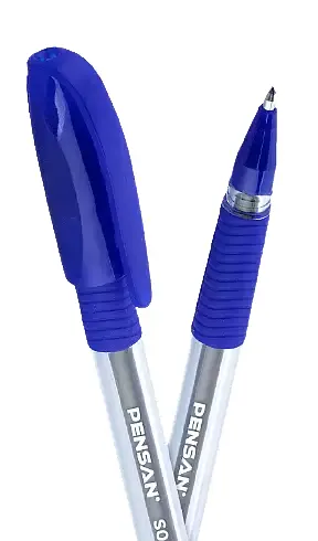 Pensan Gel Pen, 0.7 mm, Blue, 2400