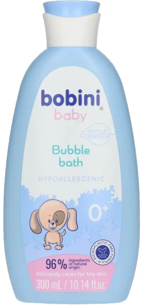 شاور للاطفال بوبيني، سائل استحمام وغسول للجسم، 300 مل.
