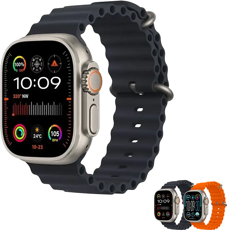 ساعة HK9 ألتر 2 الذكية ، شاشة تعمل باللمس 2.02 بوصة، بطارية 380 مللي أمبير، متعددة الألوان