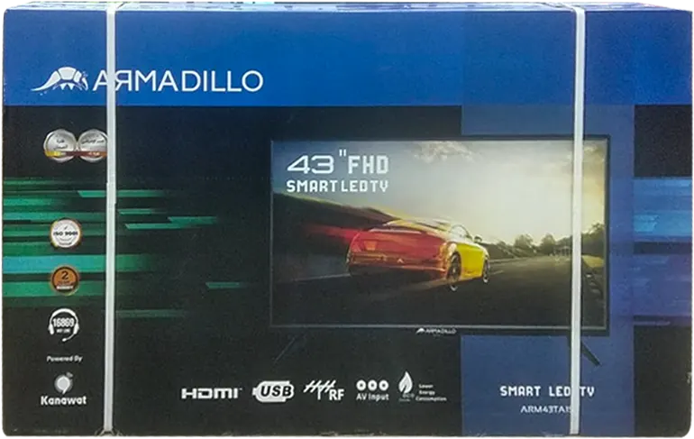 Armadillo TV, 43 Inches, Smart, LED, FHD Resolution, ARM43TA1S