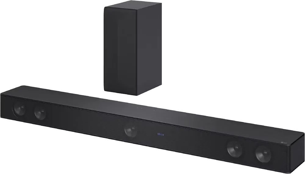 LG Sound Bar, 800 Watt, Subwoofer, Bluetooth, HDMI, USB, Remote Control, Black, SH7Q