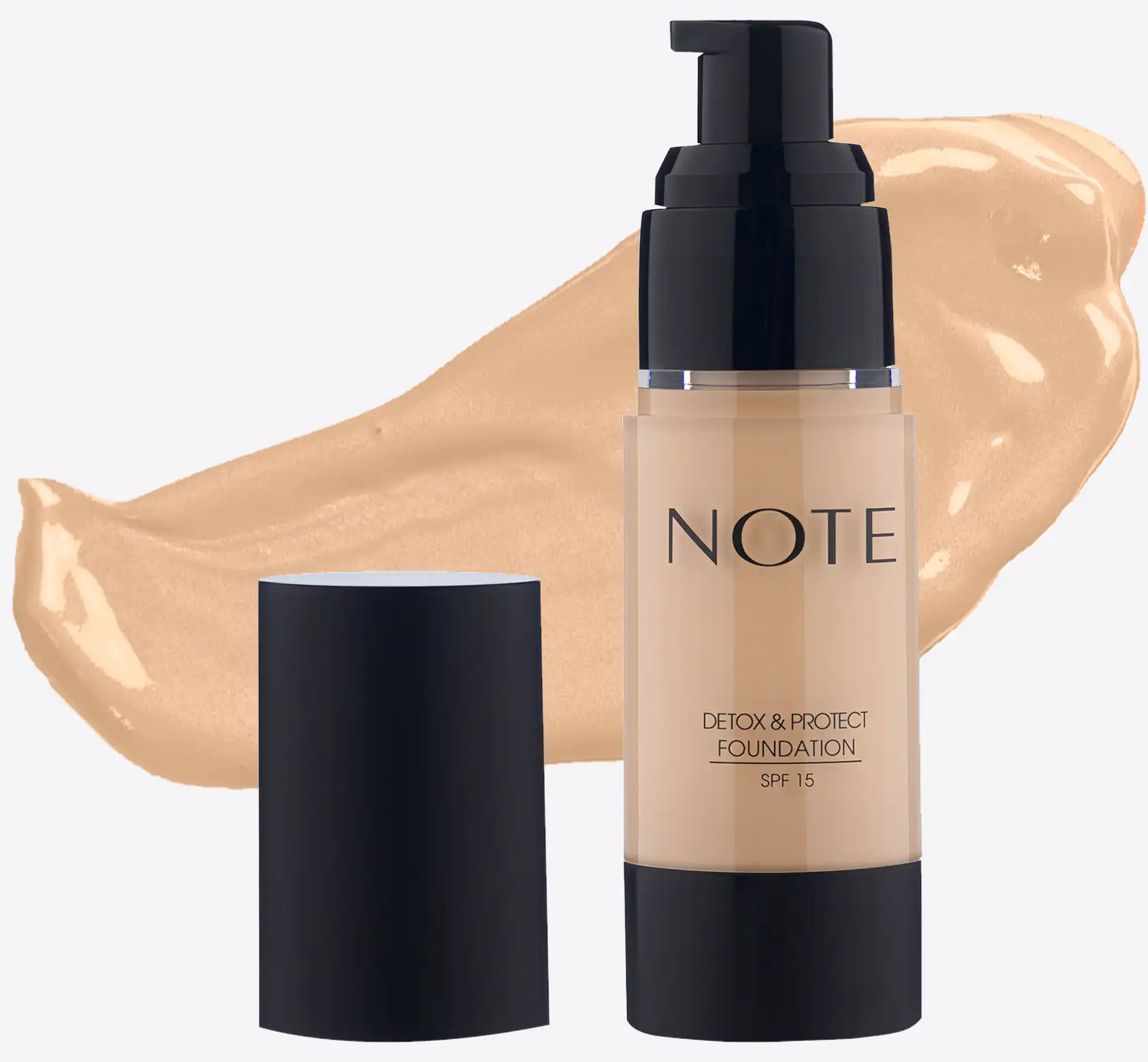 Note Detox And Protect Matt Foundation, 01 beige
