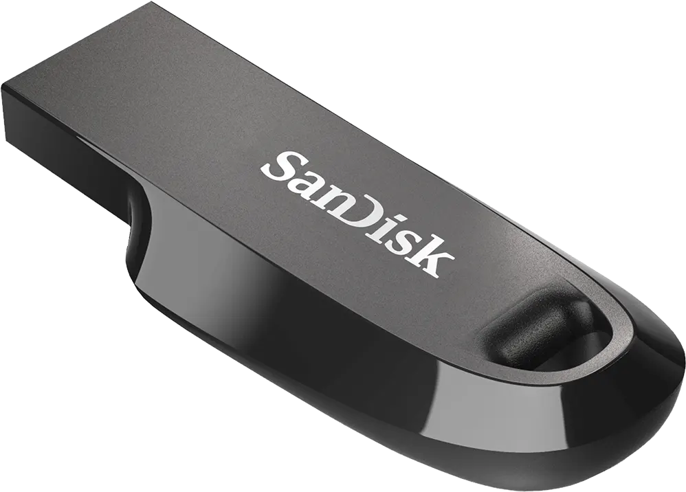 SanDisk Ultra Curve Flash Drive, 128GB, USB 3.2, Multi Color, SDCZ550-128G-G46