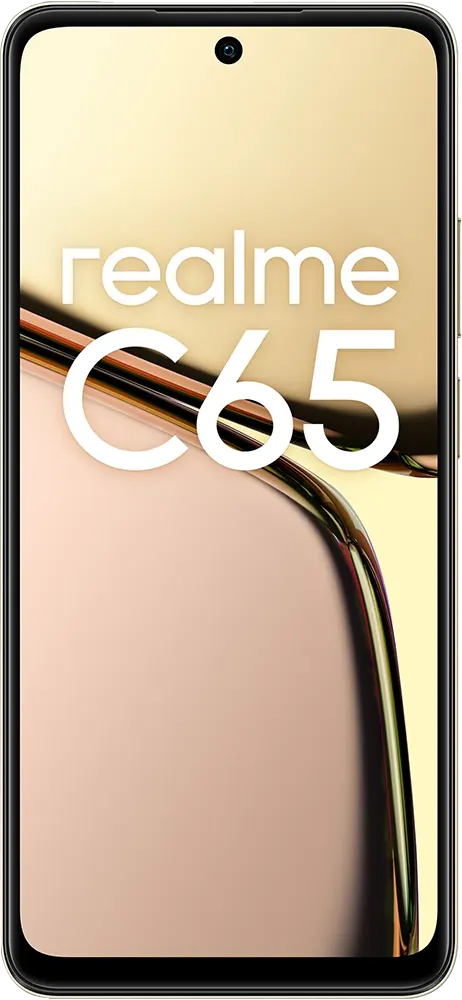 Realme C65 Dual SIM, 128GB Memory, 6GB RAM, 4G LTE, Starlight Gold