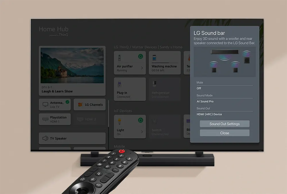 LG TV, 50 Inches, Smart, LED, Built-In Receiver, 4K UHD Resolution, Magic Remote, Model 50UT80006LA