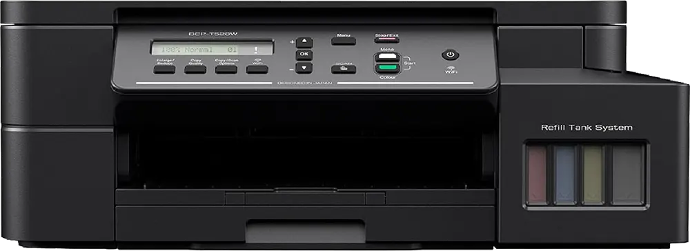 Color Inkjet Multi-Function Brother Printer, Wi-Fi, Black, DCP-T520W