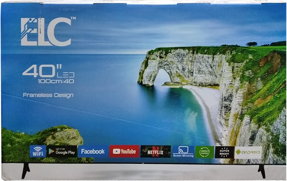 ELC TV 40 inch, Frameless, Smart, LED, FHD