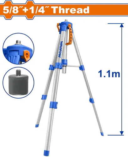 Wadfow Laser Level Holder, 5-8 Inch, 1.1m Height, WLE9301