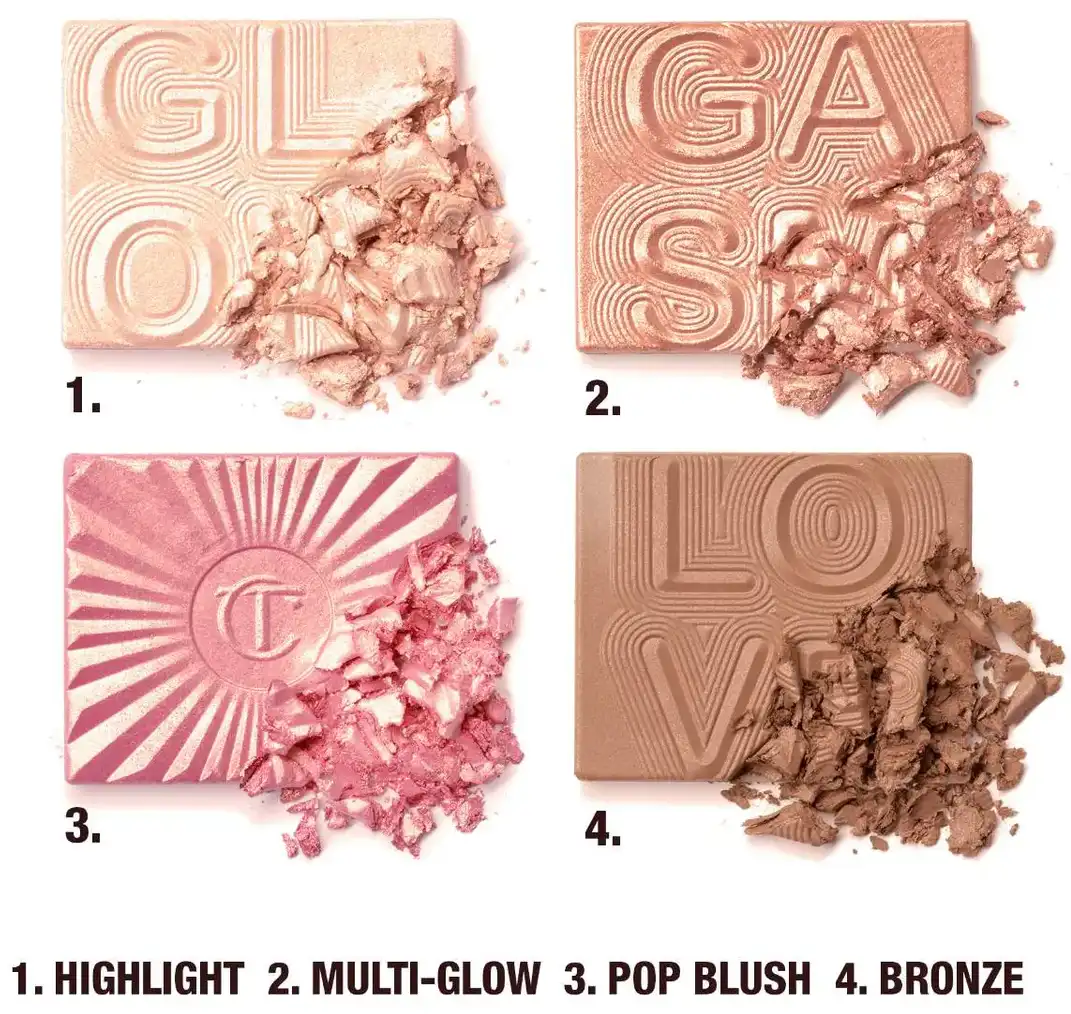 CHARLOTTE TILBURAY GLOWGASM FACE PALETTE HIGHLIGHTER