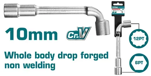 Total Pipe, 10mm, L-Shape, Model THWL1006