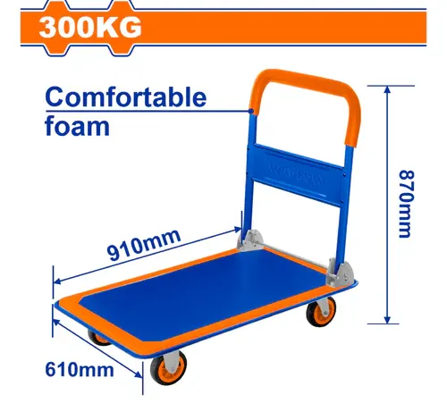 WADFOW Folding Hand Truck, 300kg, WWB-1330
