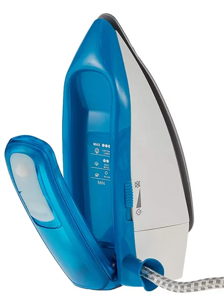 Black & Decker Travel Steam Iron, 1085W, Ceramic Soleplate, Blue, TI250-B5 (Insia Warranty)