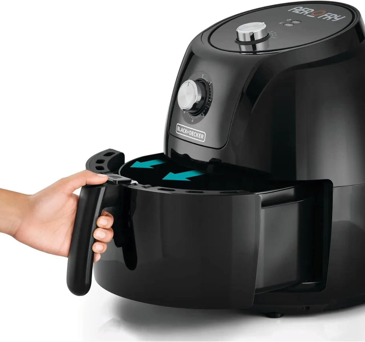 Black & Decker Air Fryer, 1800W, 5.6L, Black, AF575-B5 (Ansia Warranty)