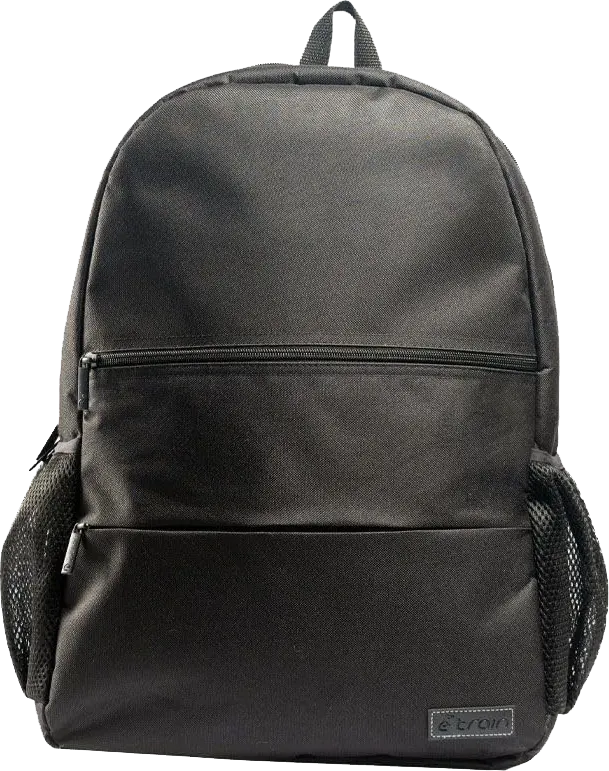 E-Train Laptop Backpack, 15.6 Inch, Black, BG53B