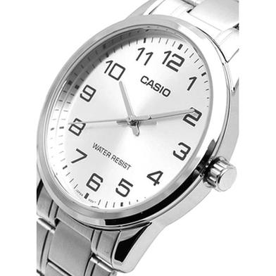 ساعه كاسيو رجالي ,عقارب سوار ستانلس ستيل , سيلفر , MTP-V001D-7BUDF