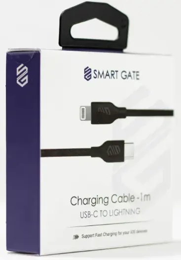 Charging Cable Smart Gate, USB-C TO Lightning, 1M ,Black, SGCA-PCLF100B