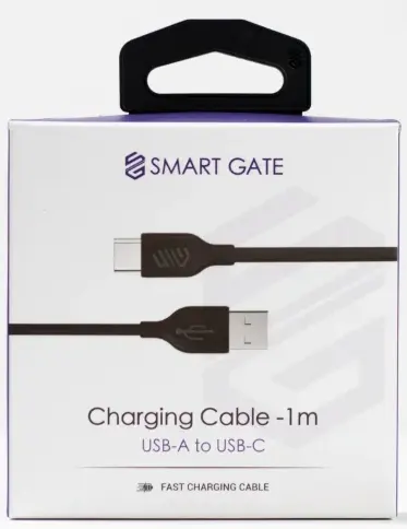 Smart Gate, Charging Cable, 1M, USB-C To USB ,C 60W SGCA , Black, PCCF100B