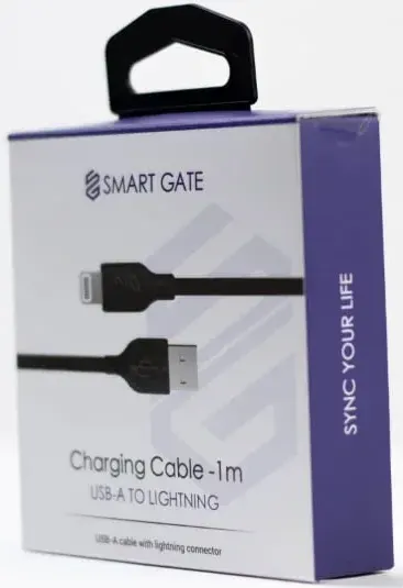 Smart Gate, Charging Cable, 1M, USB-C To USB,C 60W SGCA, Black,PALS100B,