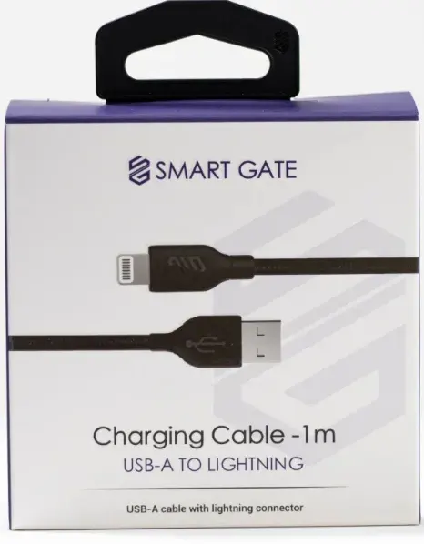 Smart Gate, Charging Cable, 1M, USB-C To USB,C 60W SGCA, Black,BCCF100B