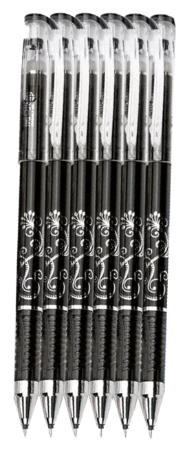 Magic wipe Gel Pen, 0.35 mm, Erasable, Black , K1410