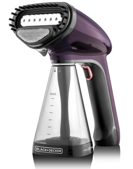Black & Decker Portable Steam Iron, 1500W, 260 ml Water Tank, Purple ,( Ansia Warranty ), HST1500