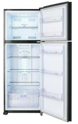 Unionaire No Frost Refrigerator, Modern Signature , 350 Liters , 2 Glass Doors, Digital Screen , Bluetooth , Silver Mirror ,URN-420LBG4MDA-DTHRBSM