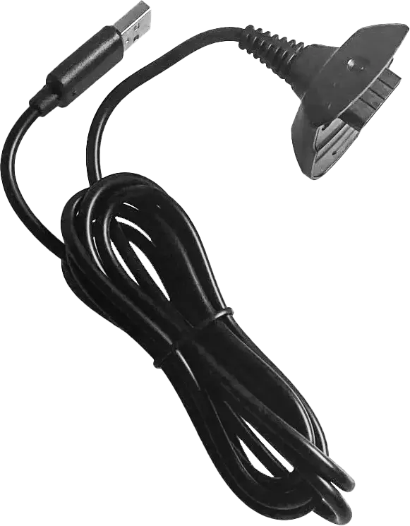 Dedicated Charging & Connecting 2 In 1 Cable  For Xbox, Black,  RA-2015