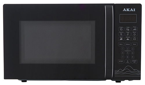 Akai Microwave, 30 Liters, Digital Screen, 1400 Watts, Black, AK-30