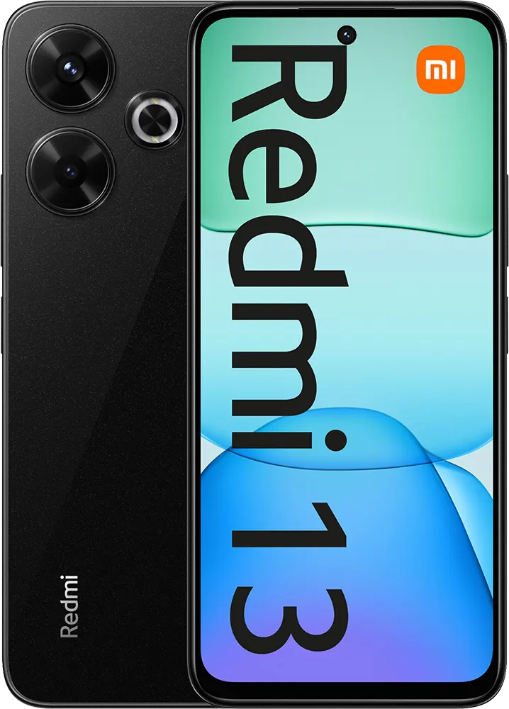 Redmi 13 Dual SIM Mobile, 128GB Memory, 6GB RAM, 4G LTE Network, Black