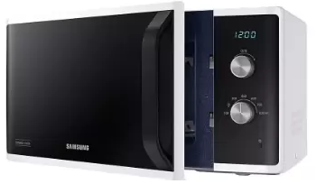 Samsung Microwave, 23 Liters ,800 Watts , Digital Screen  , White* Black , MS23K3614AW-GY