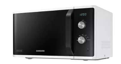 Samsung Microwave, 23 Liters ,800 Watts , Digital Screen  , White* Black , MS23K3614AW-GY