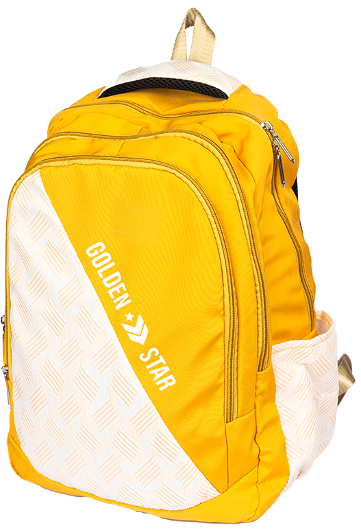 شنطة مدرسيه جولدن ستار وتر بروف, مقلمه اصفر, 216